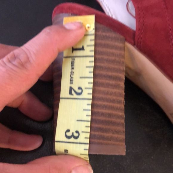 🔴 2 for $25 Nine West Block Heel Lace-up Leather Sandal size 8 - Picture 7 of 9